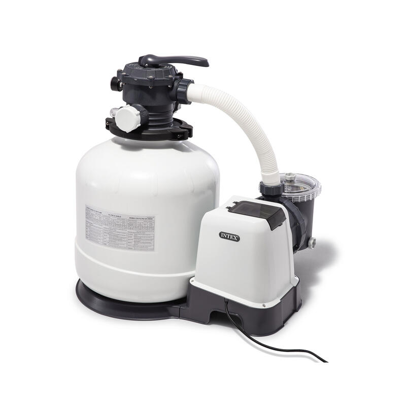 Intex 26652 - Pompa Filtro a Sabbia Krystal Clear, Flusso Acqua 12000 L/h