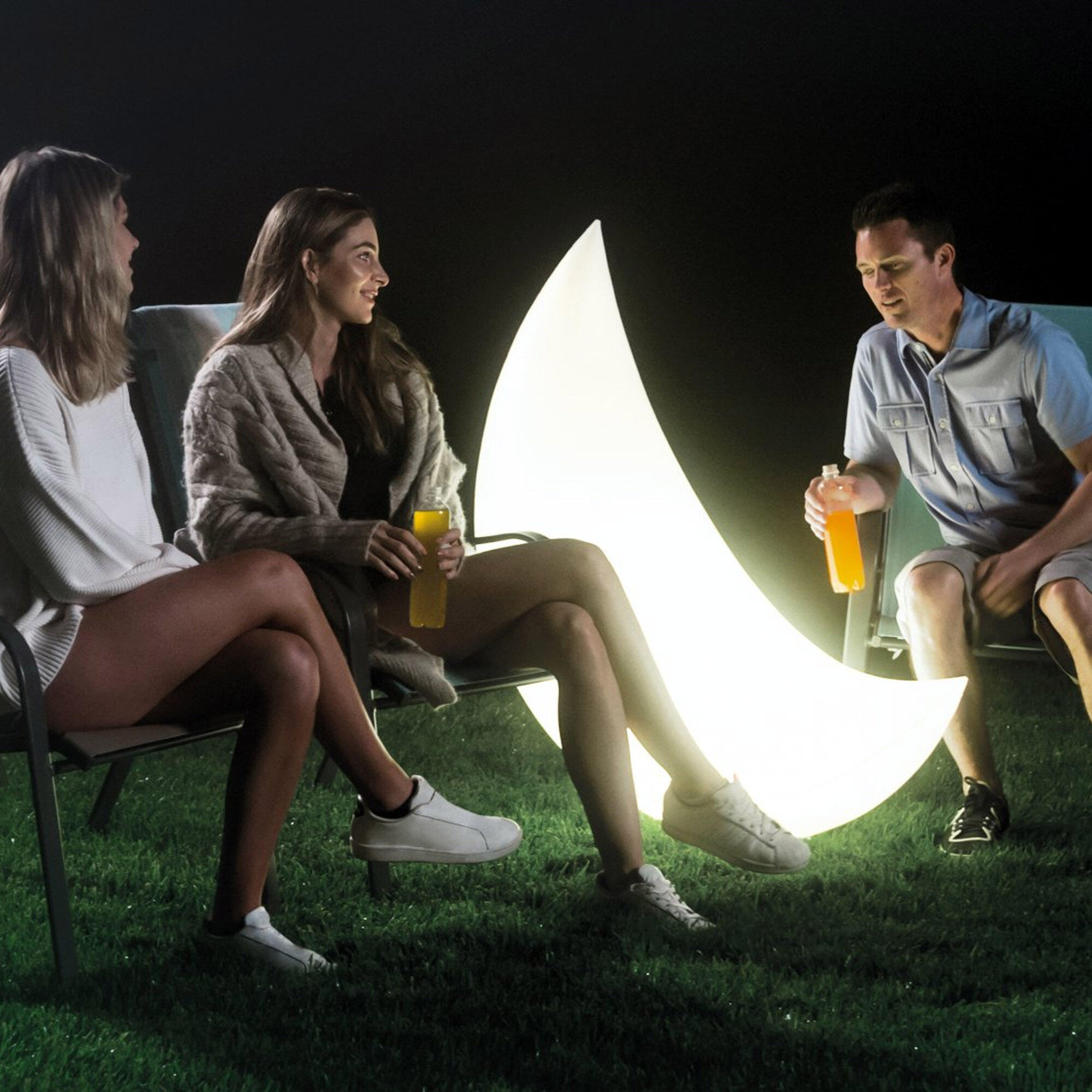 Luna flotante Intex con luz led 6 colores 4/5