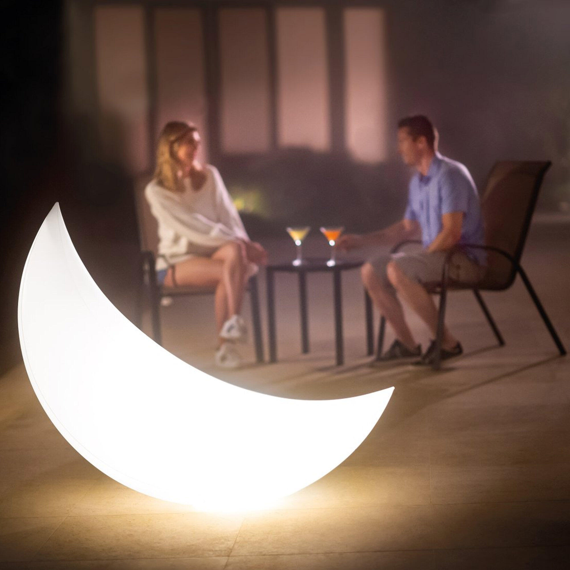 Luna flotante Intex con luz led 6 colores 2/5
