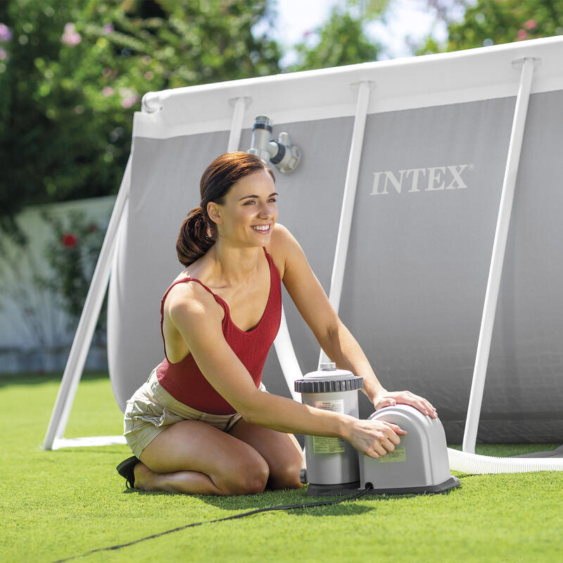 Intex 28636 - Pompa Filtro a Cartuccia Krystal Clear, 5678 L/h