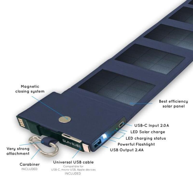 Chargeur solaire Photon | Batterie solaire puissante et ultra légère