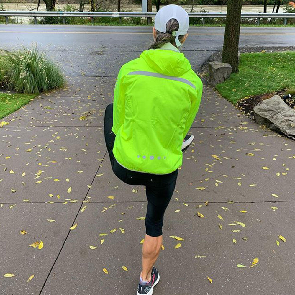 Womens waterproof reflective running jacke hotsell