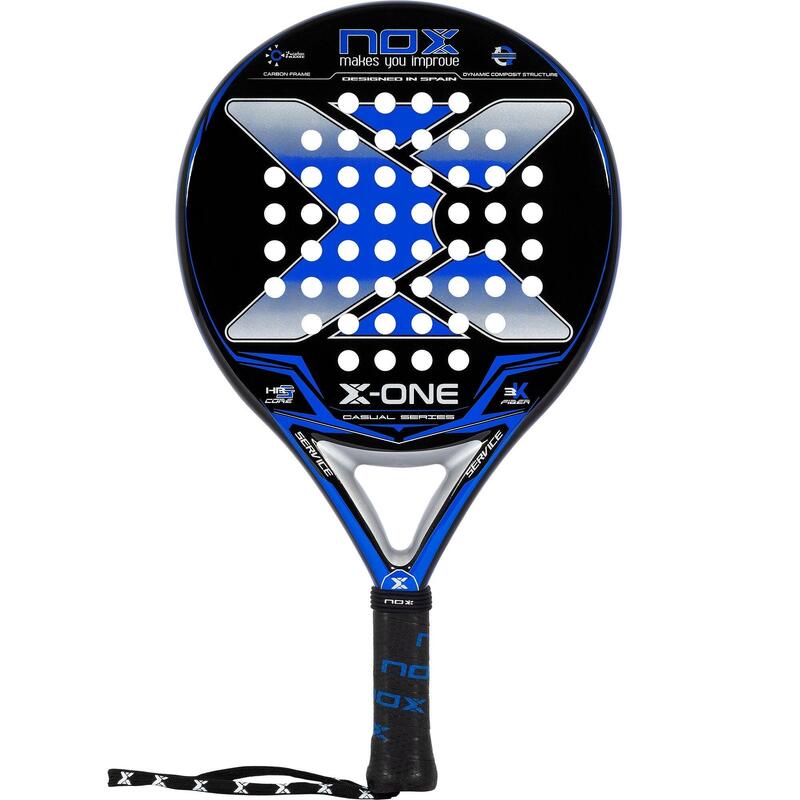 Pala de pádel adultos NOX X-ONE Blue