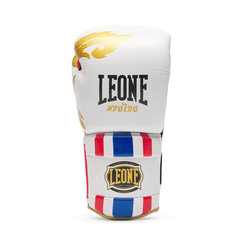 Guantes de Boxeo Leone1947 Thai Style blanco