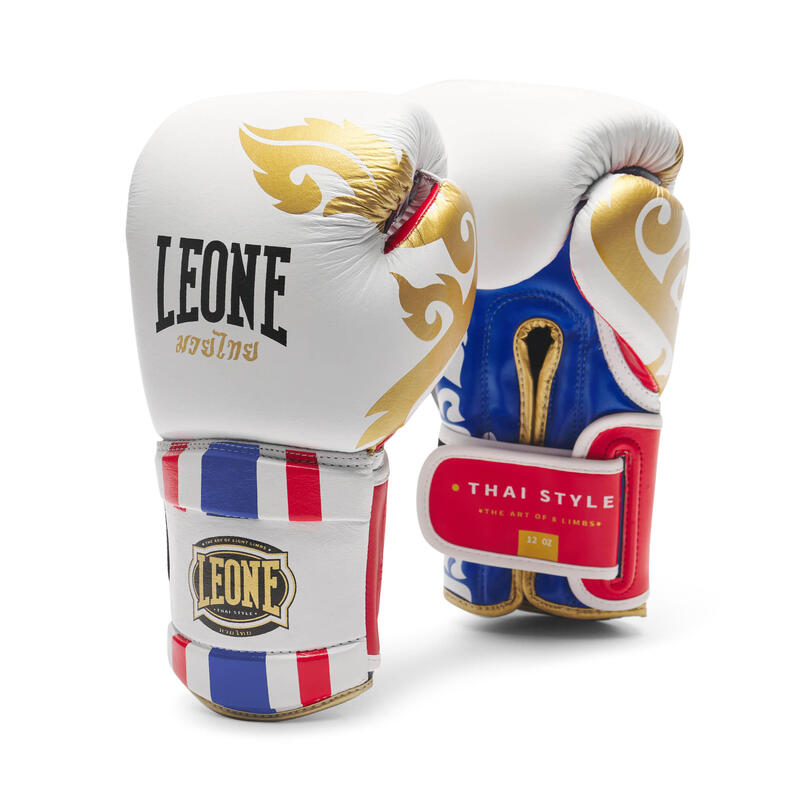 Guantes de Boxeo Leone1947 Thai Style blanco