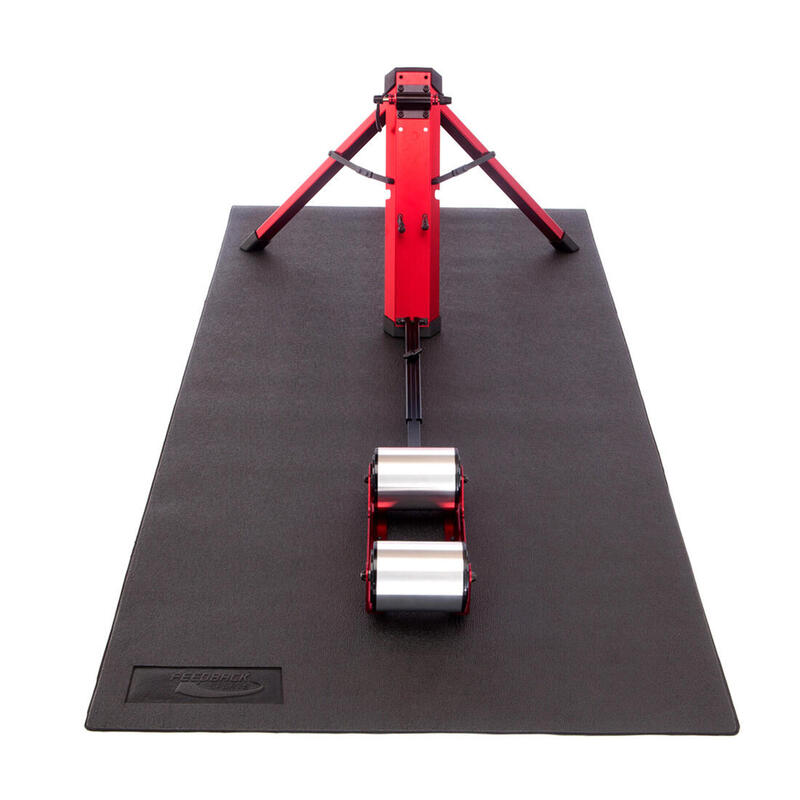 Floor Mat vloermat voor indoortrainer - zwart