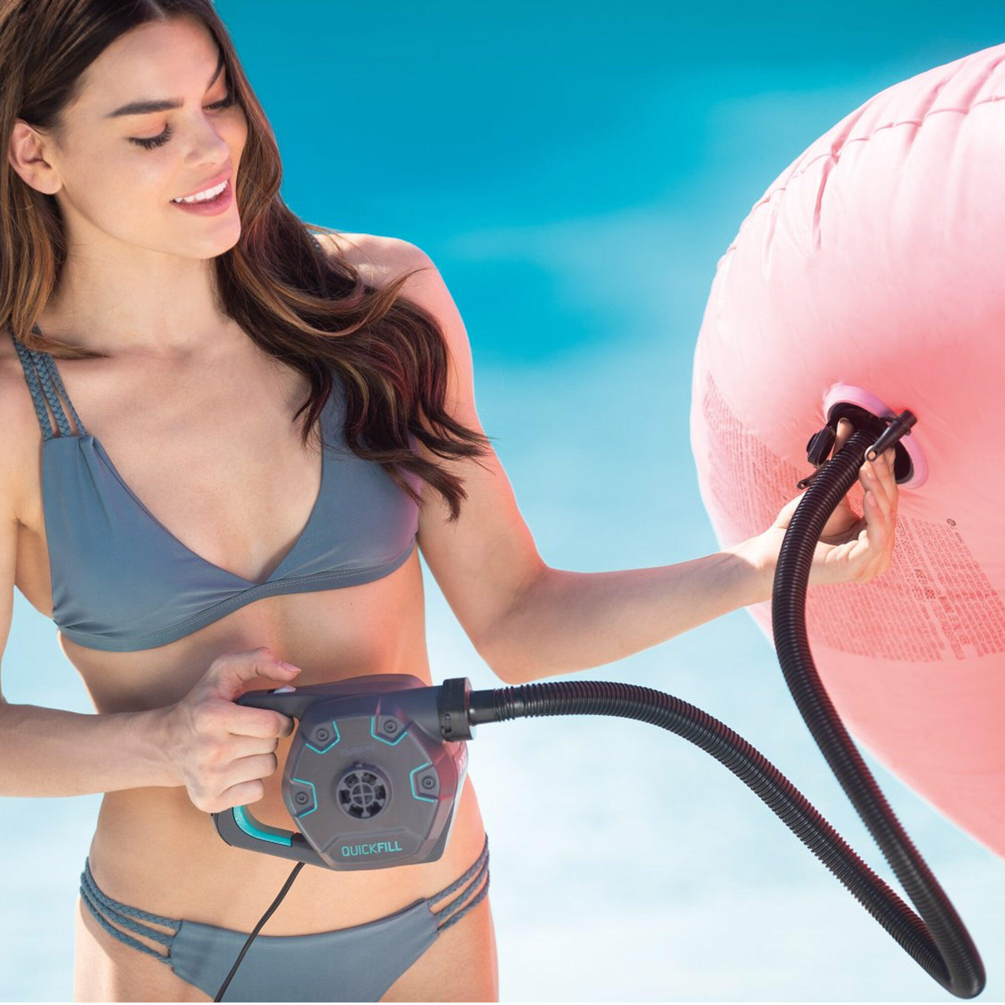 Insuflador elétrico intex 220-240v com mangueira 4/7