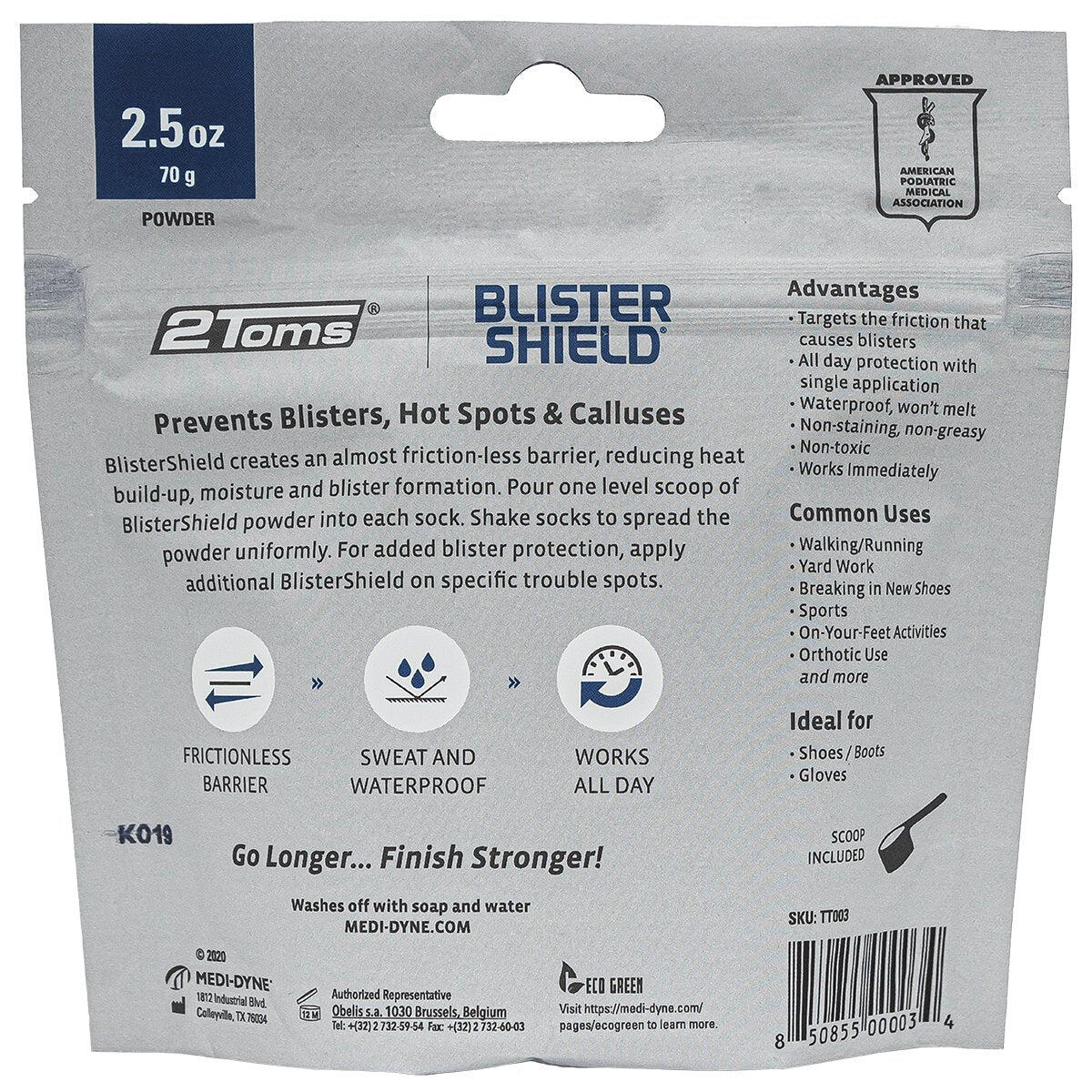 Blistershield Pouch 2.5oz 2/3