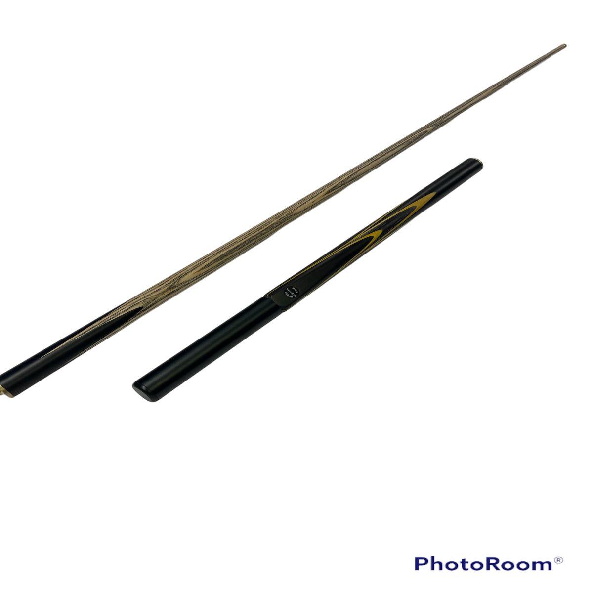 MARK RICHARD YELLOW FLASH 3/4 SNOOKER CUE 9.5MM TIP 4/5