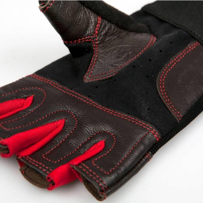 Bodybuilding Handschoenen - Zwart - Rood - Unisex