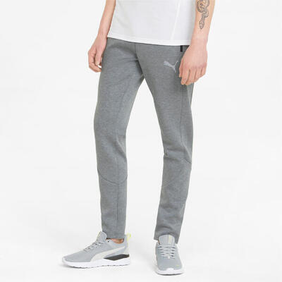 Männer Jogginghose Slavia Puma Evostripe Hosen grau s