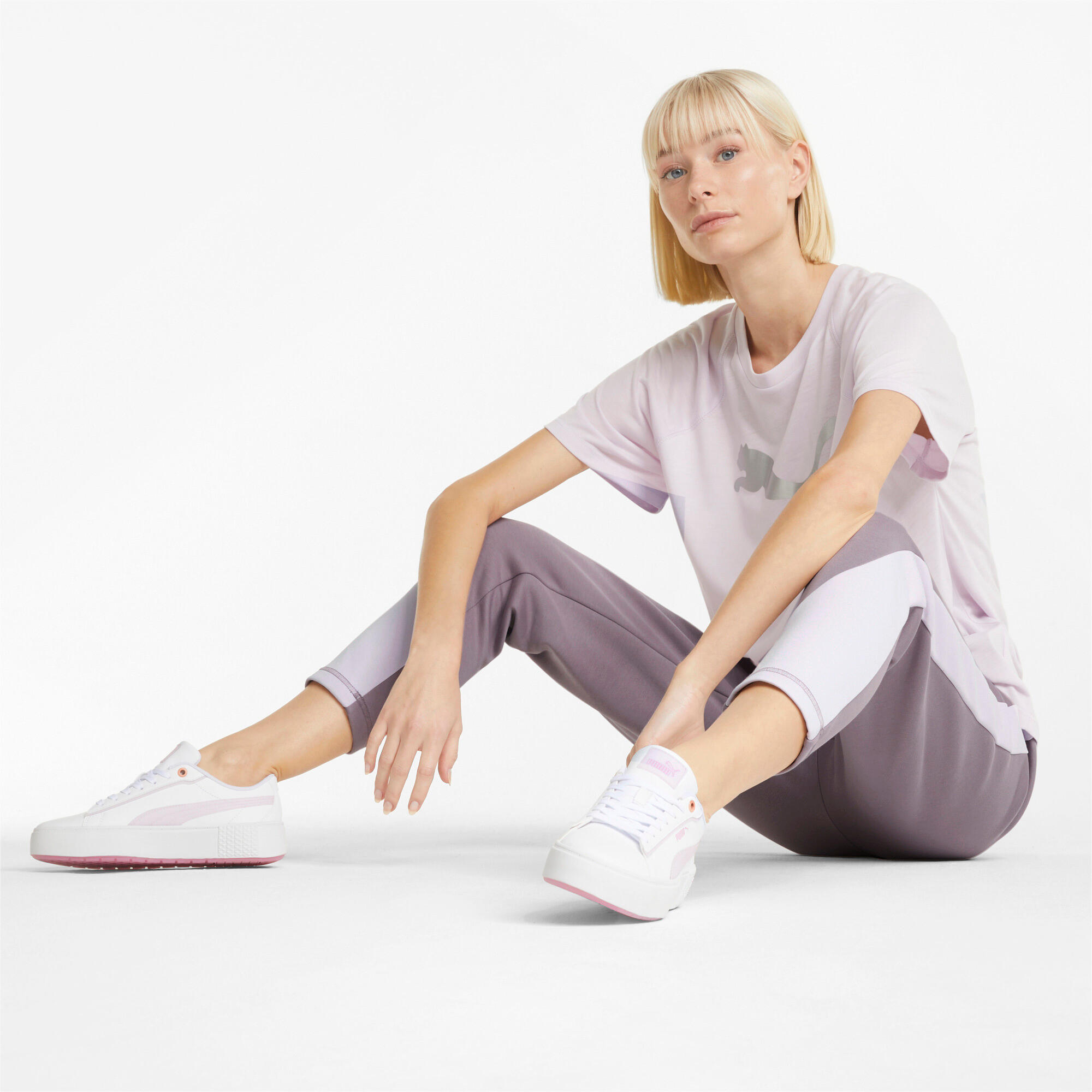 PUMA Mulher Calças Evostripe Calças - Codorniz 3/6