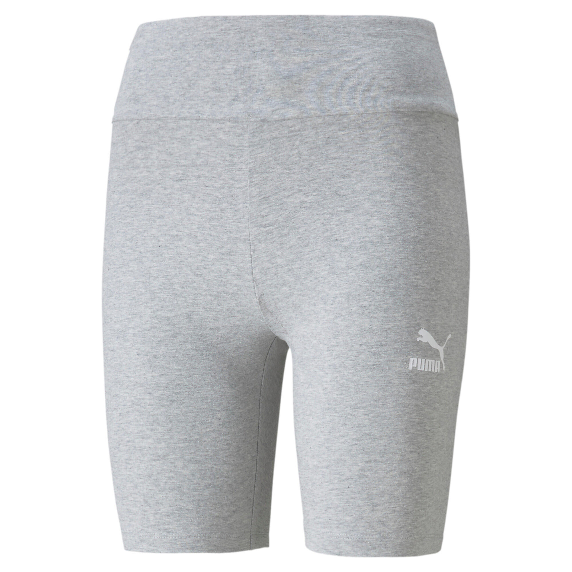 PUMA Calças curtas clássicas para mulher - Urze cinzenta clara 4/7