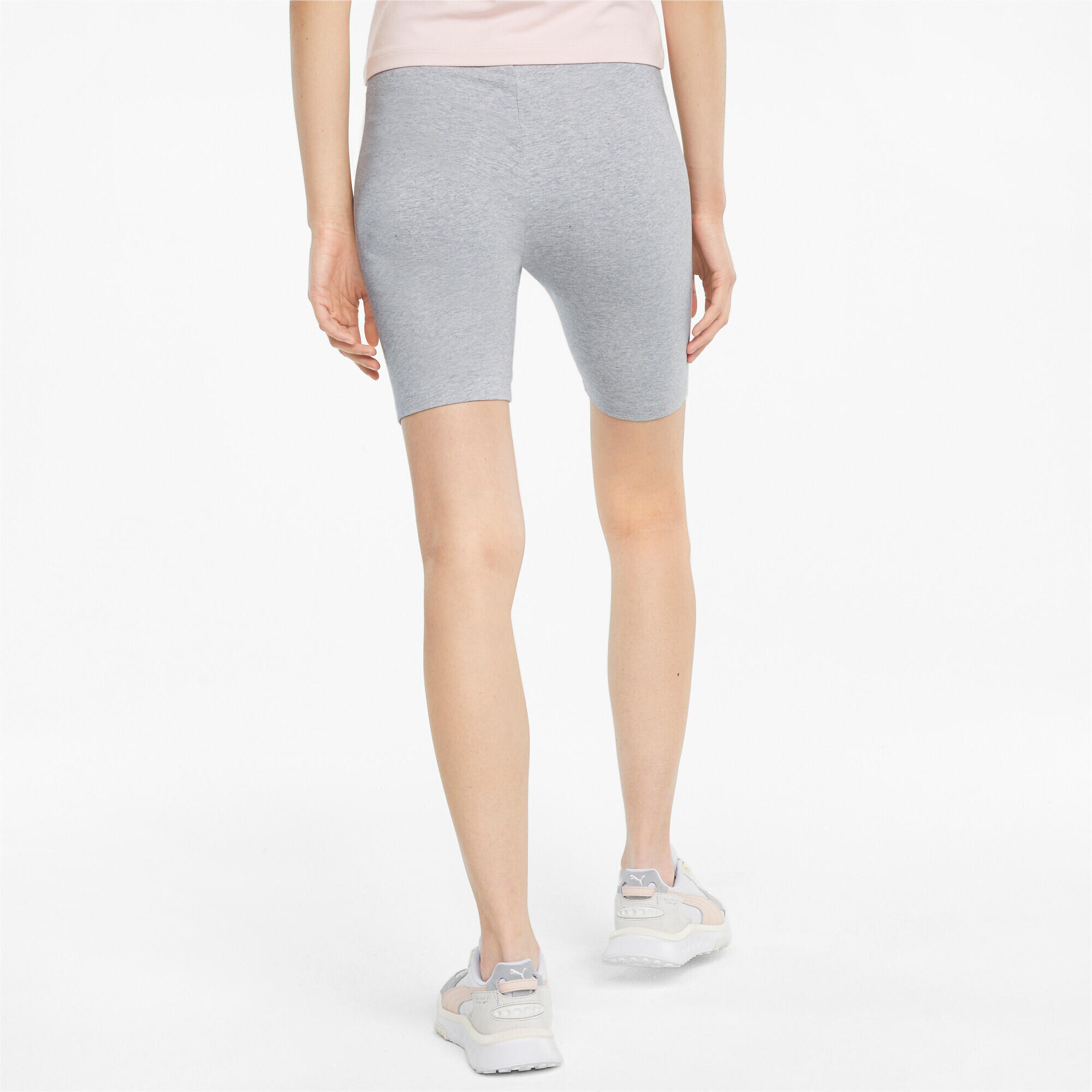 PUMA Calças curtas clássicas para mulher - Urze cinzenta clara 2/7
