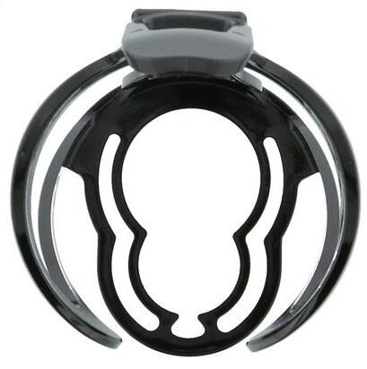SIMSON Double Fit porte-bouteille en plastique de 73 mm noir mat 3/4