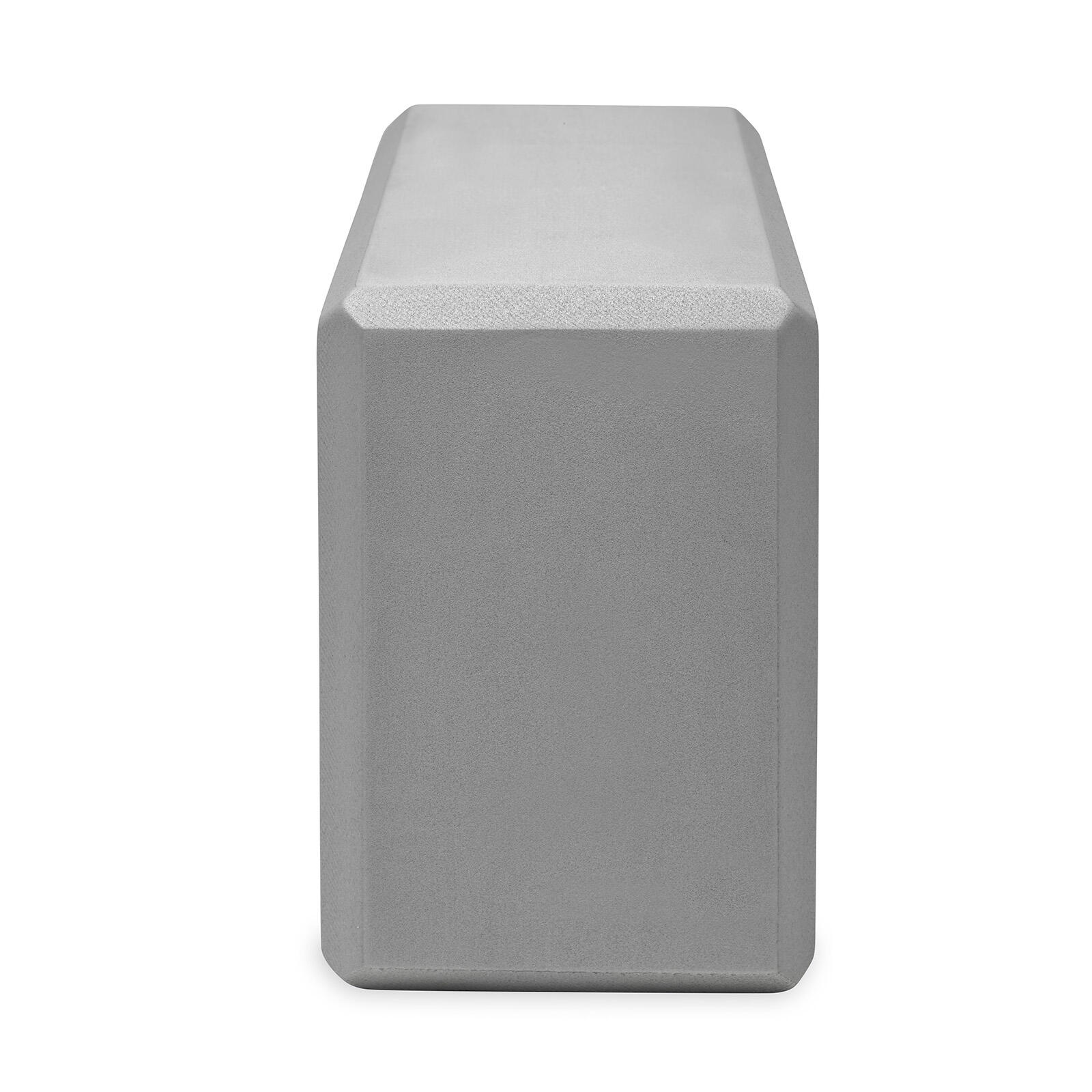 Kostka do Jogi Gaiam z pianki szara 2/4
