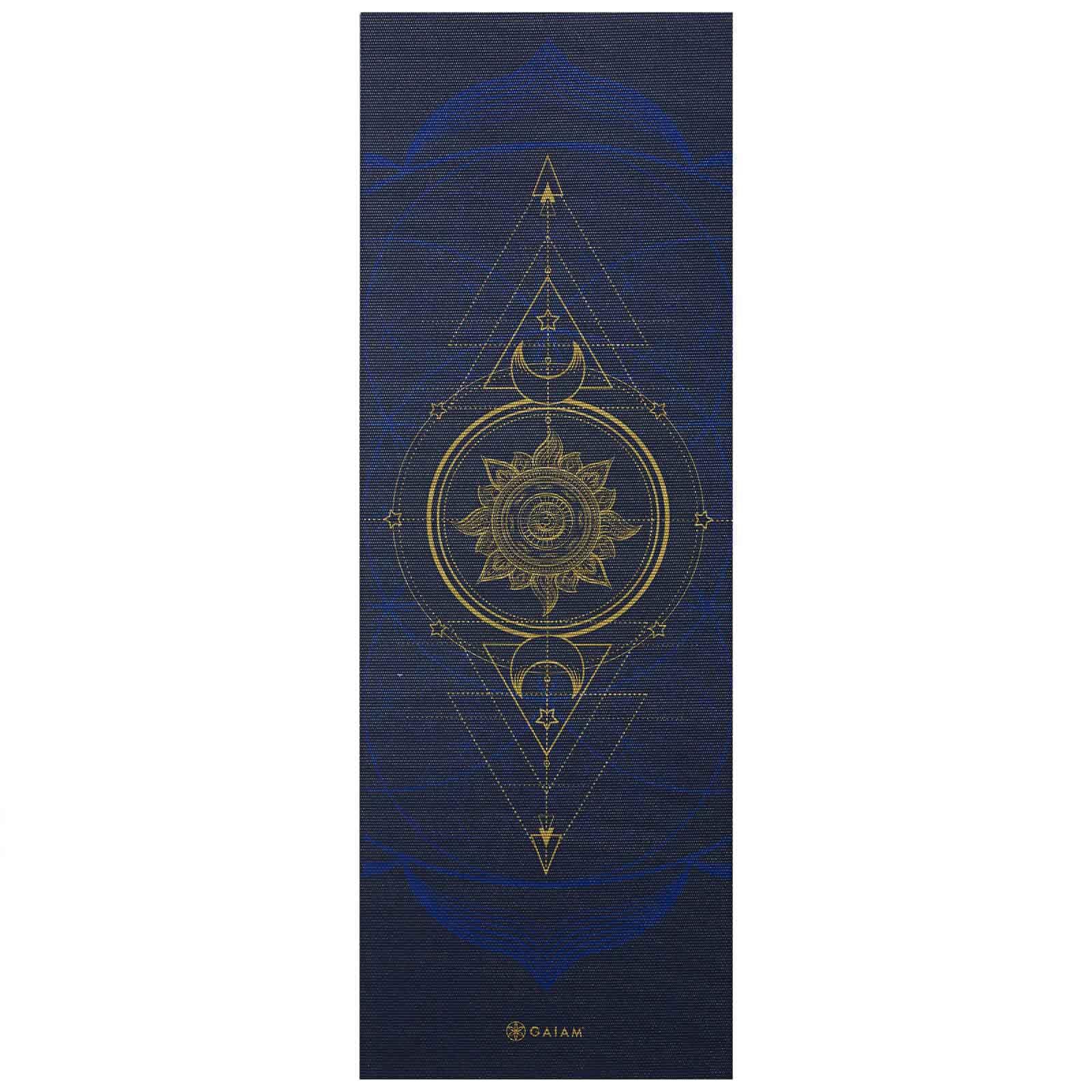 GAIAM Gaiam Reversible Metallic Sun & Moon Yoga Mat 6mm