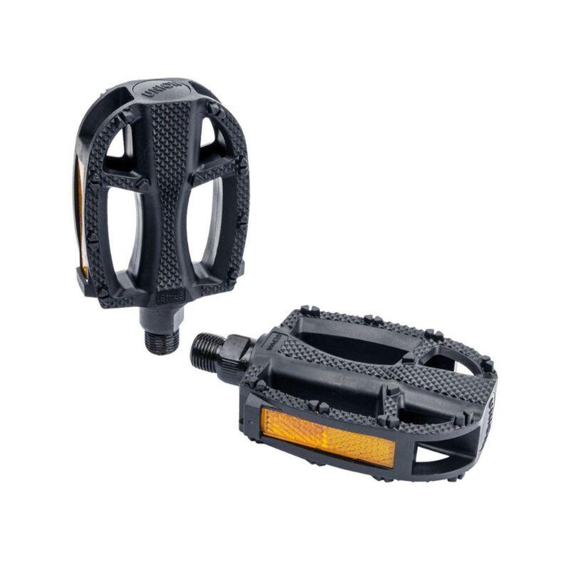 XLC Kinder-/Jugendpedal schwarz, 9/16",Reflektor 4/4