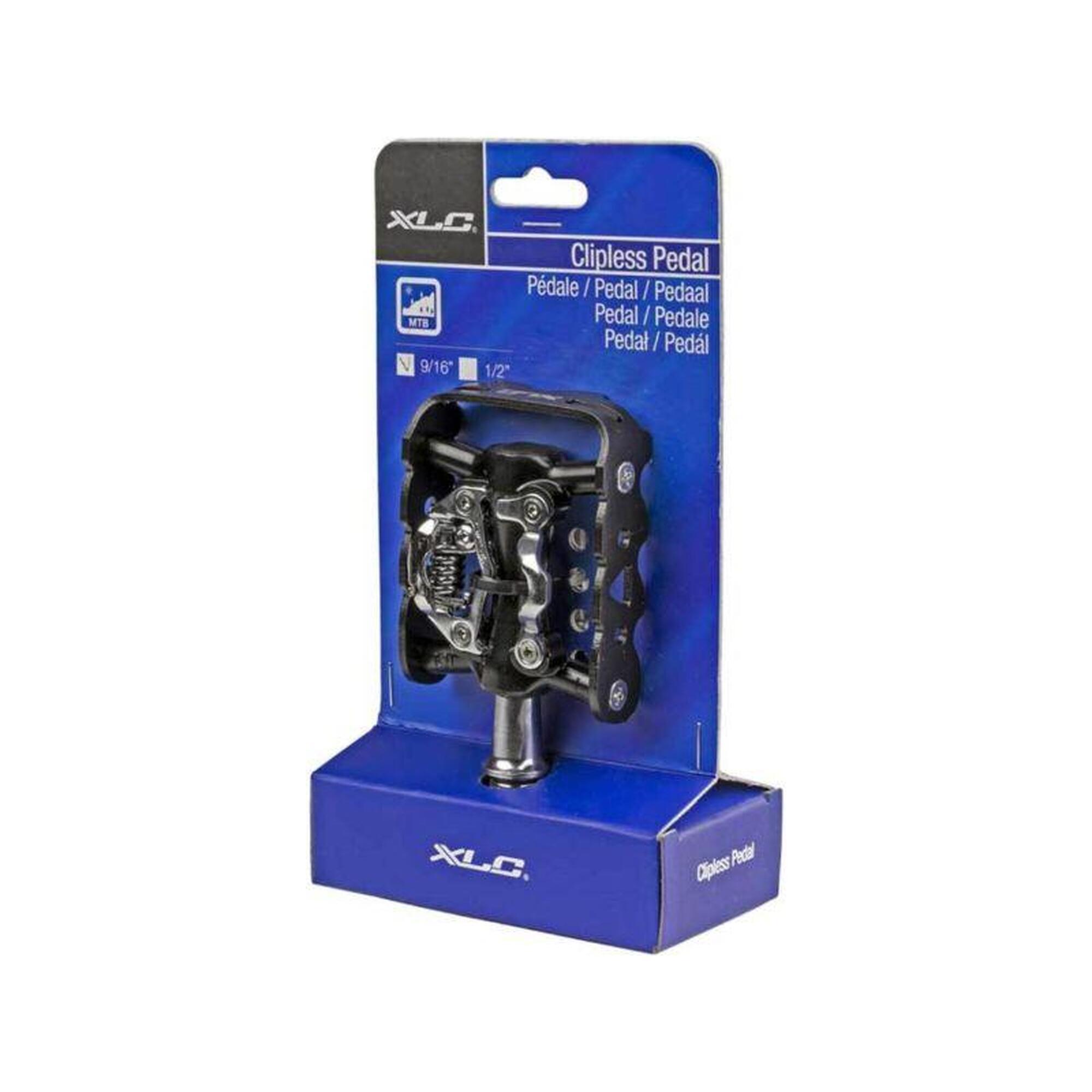 Paire de Pédales Semi-Automatiques XLC PD-S20 Noir 4/4