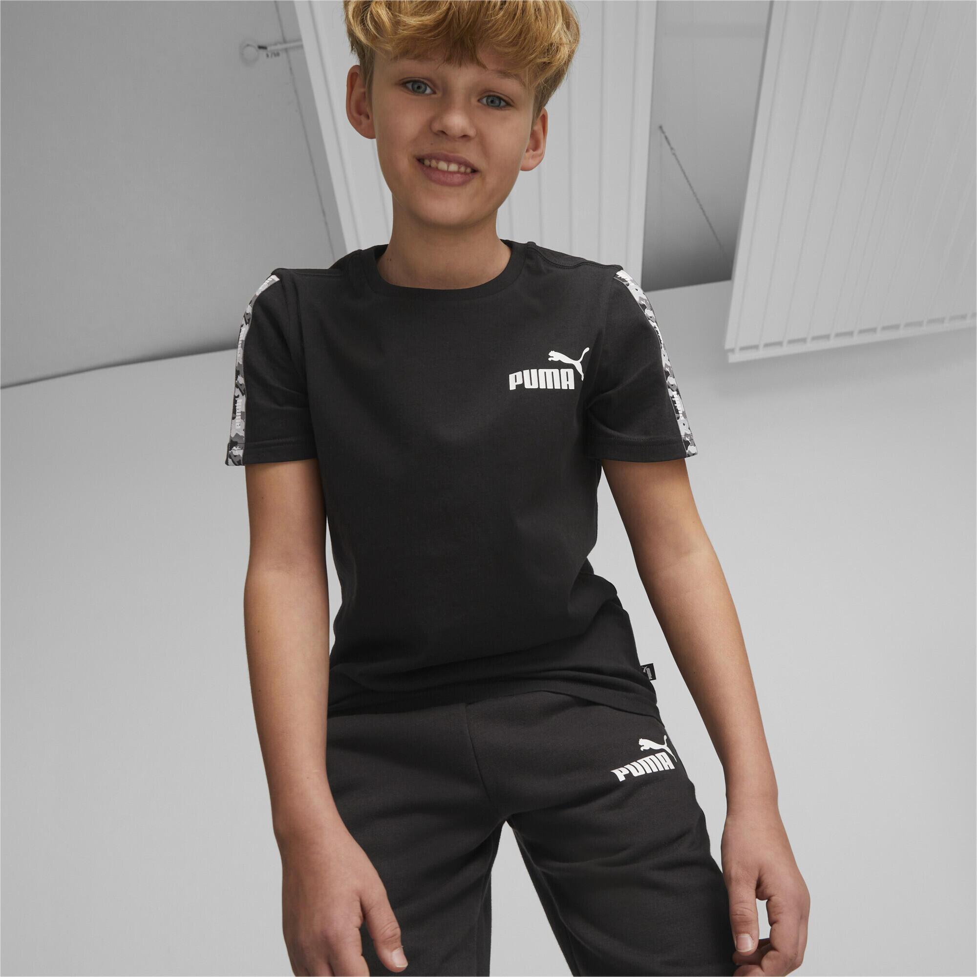 Camiseta Essentials Tape Camo Niño PUMA 2/5