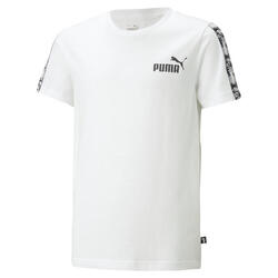 Essentials T-shirt met camouflageband voor jongeren PUMA
