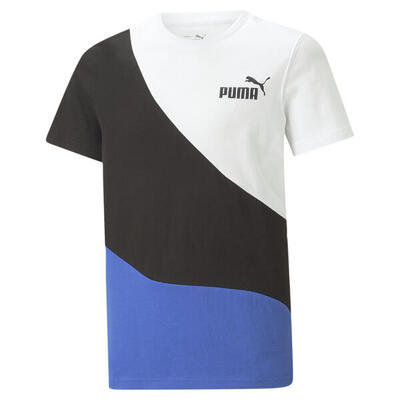 Power cat t-shirt voor jongeren puma royal sapphire blue