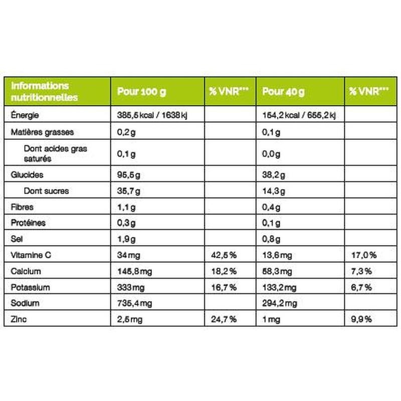 Boisson énergétique Bio 450g Atlet