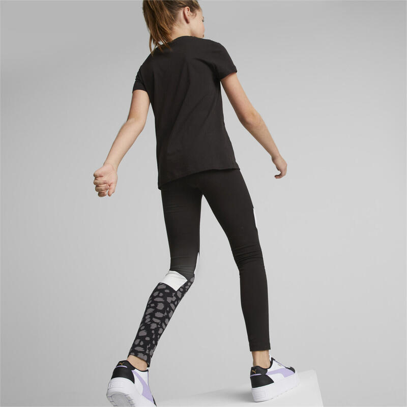 Essentials+ Animal Block Leggings Kinder PUMA Black