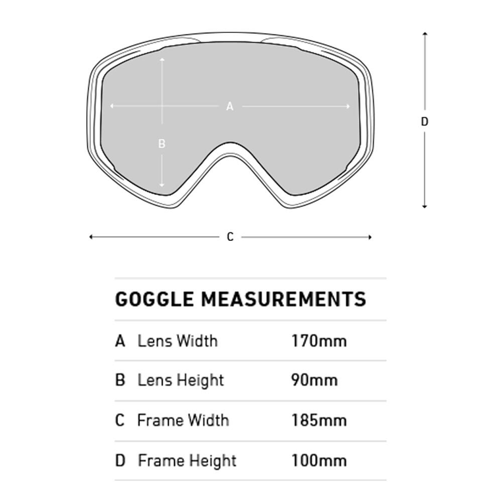 CRUSHER ELITE E Unisex Snow Goggles - Black/Yellow Photochromic 4/4