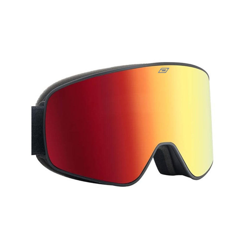 MUTANT LEGACY Unisex Snow Goggles - Matte Black/Red Fusion Mirror & Yellow 2/3