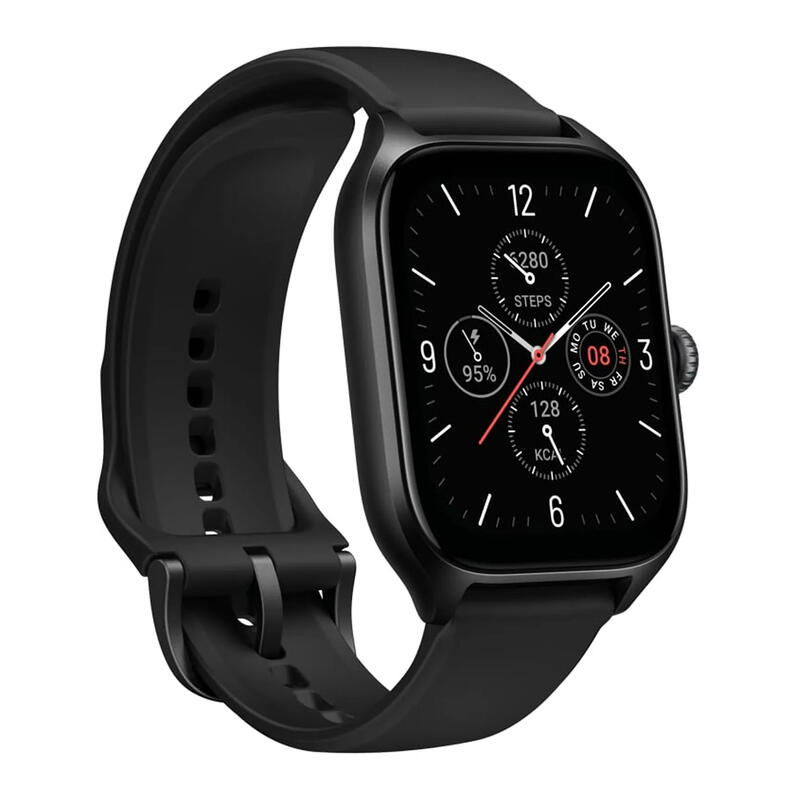 Smartwatch Amazfit GTS 4, sumergible, GPS, llamadas Bluetooth, Negro