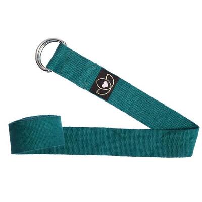 Lotus yoga riem extra lang donkergroen