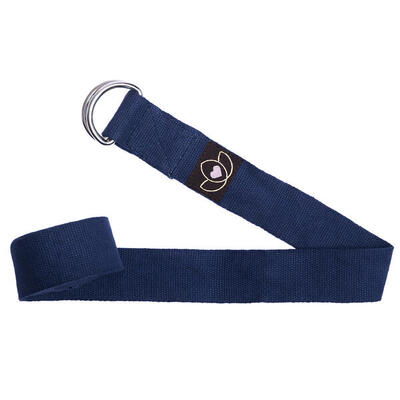 Lotus yoga riem extra lang indigo