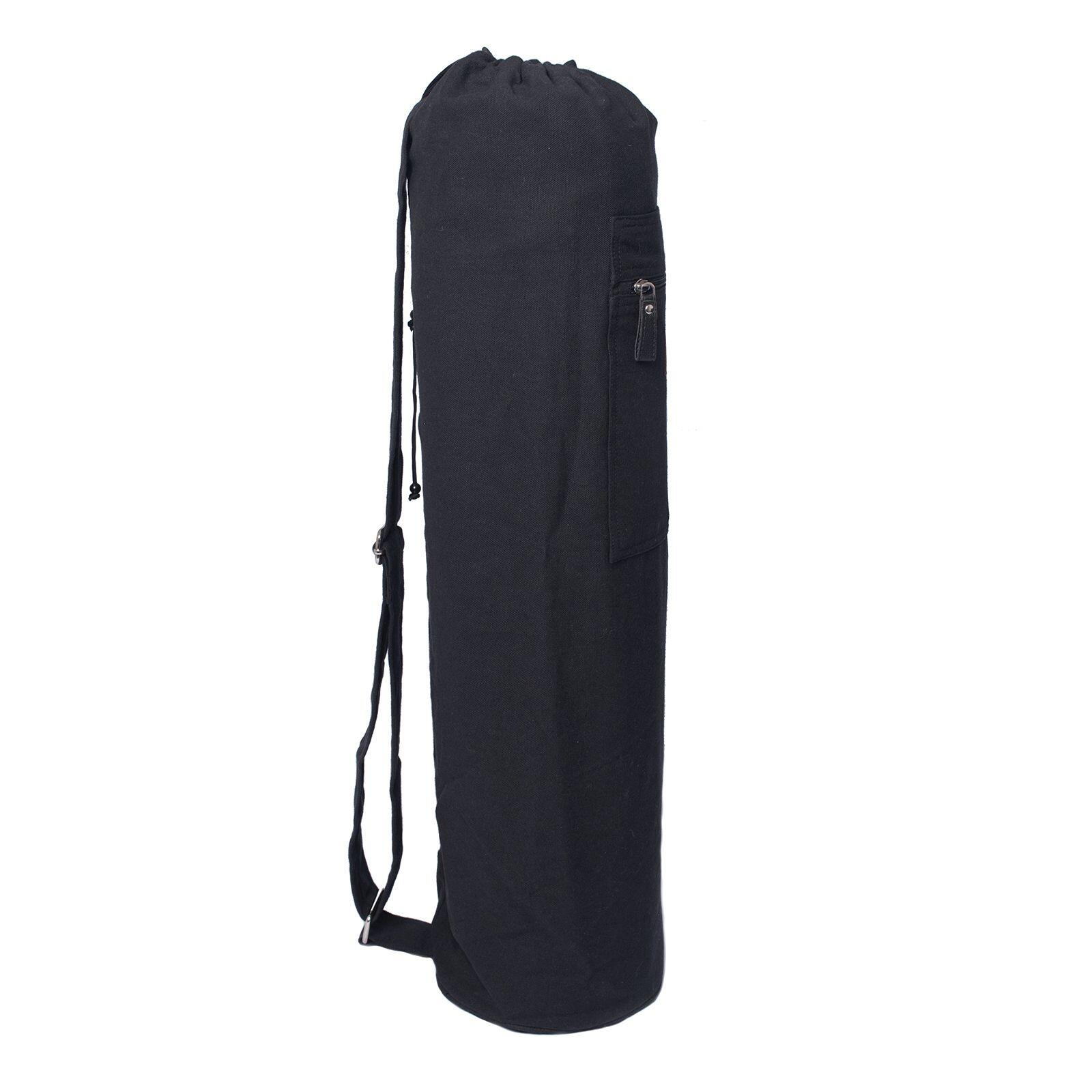 LOTUS Lotus Yogatas met trekkoord katoen eco zwart