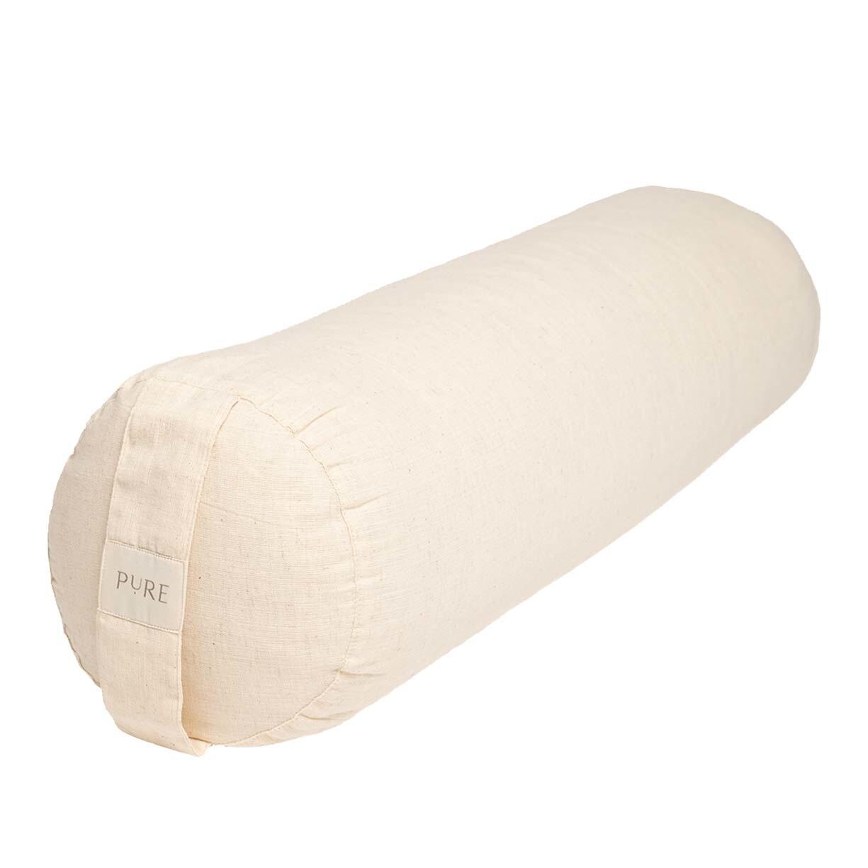 Bolster eco linnen naturel rond - Pure 1/5