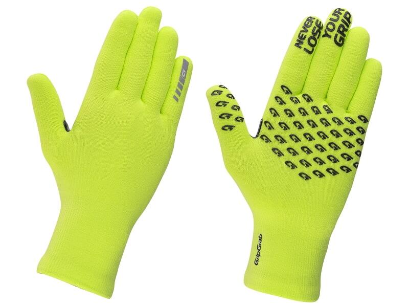 Paire de Gants Longs GripGrab Waterproof Knitted Thermal Noir 6/7