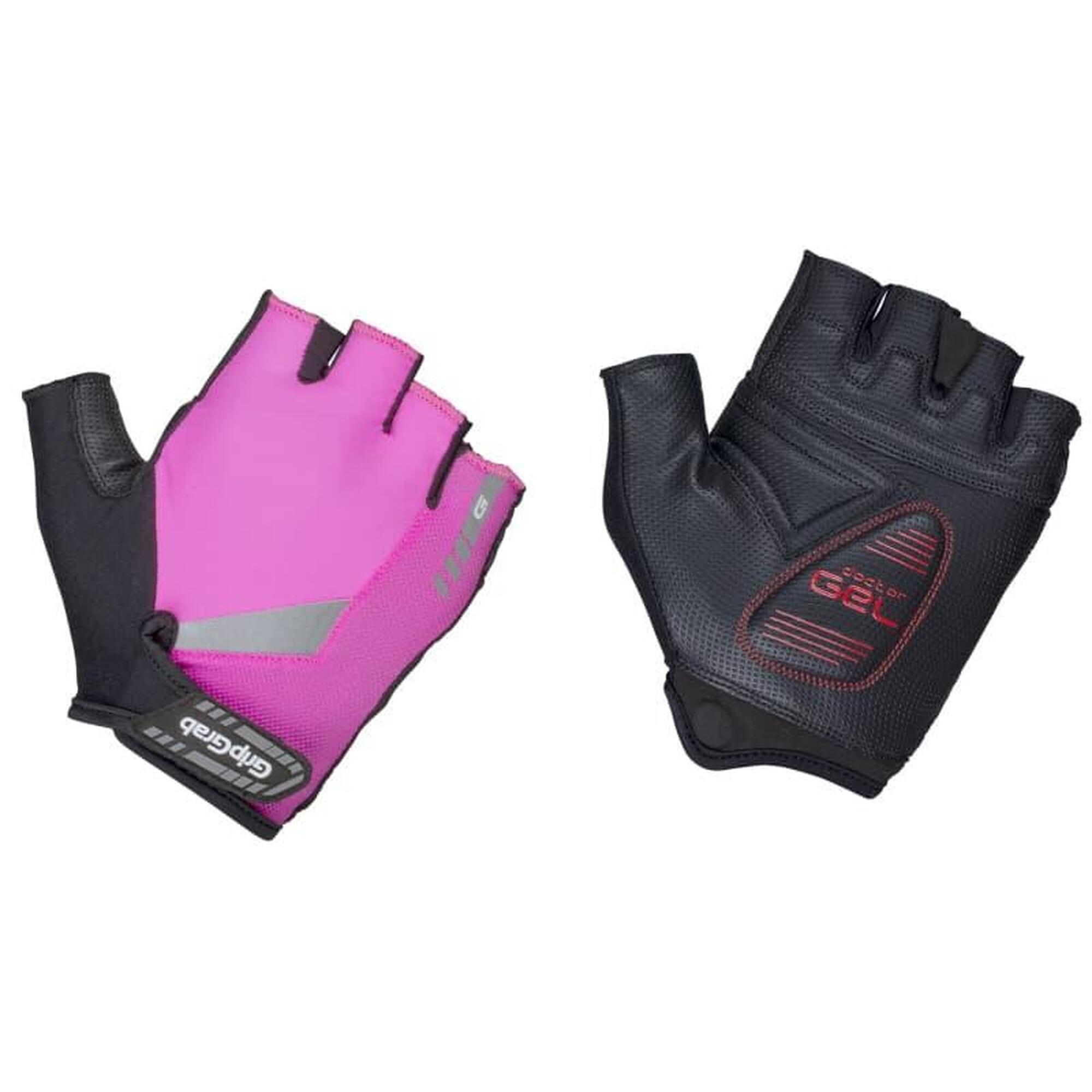 GripGrab ProGel Hi-Vis Gant à doigts courts rembourré