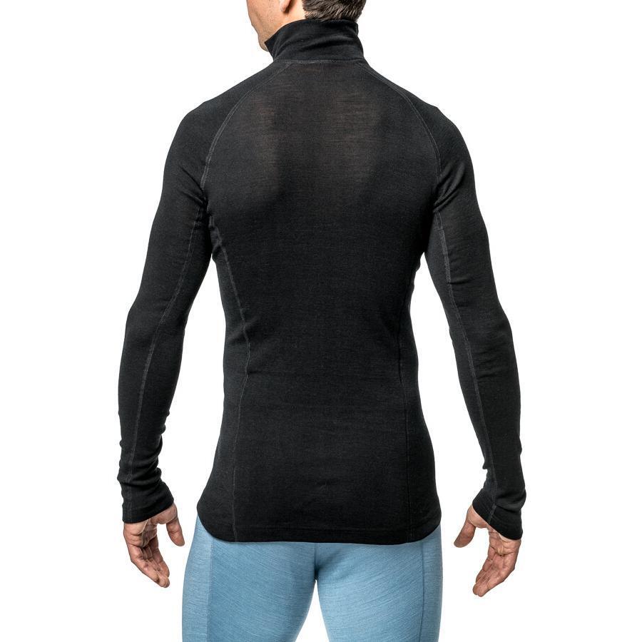 Woolpower Merino Base Layer Zip Rollkragenpullover LITE - Tannengrün 5/6