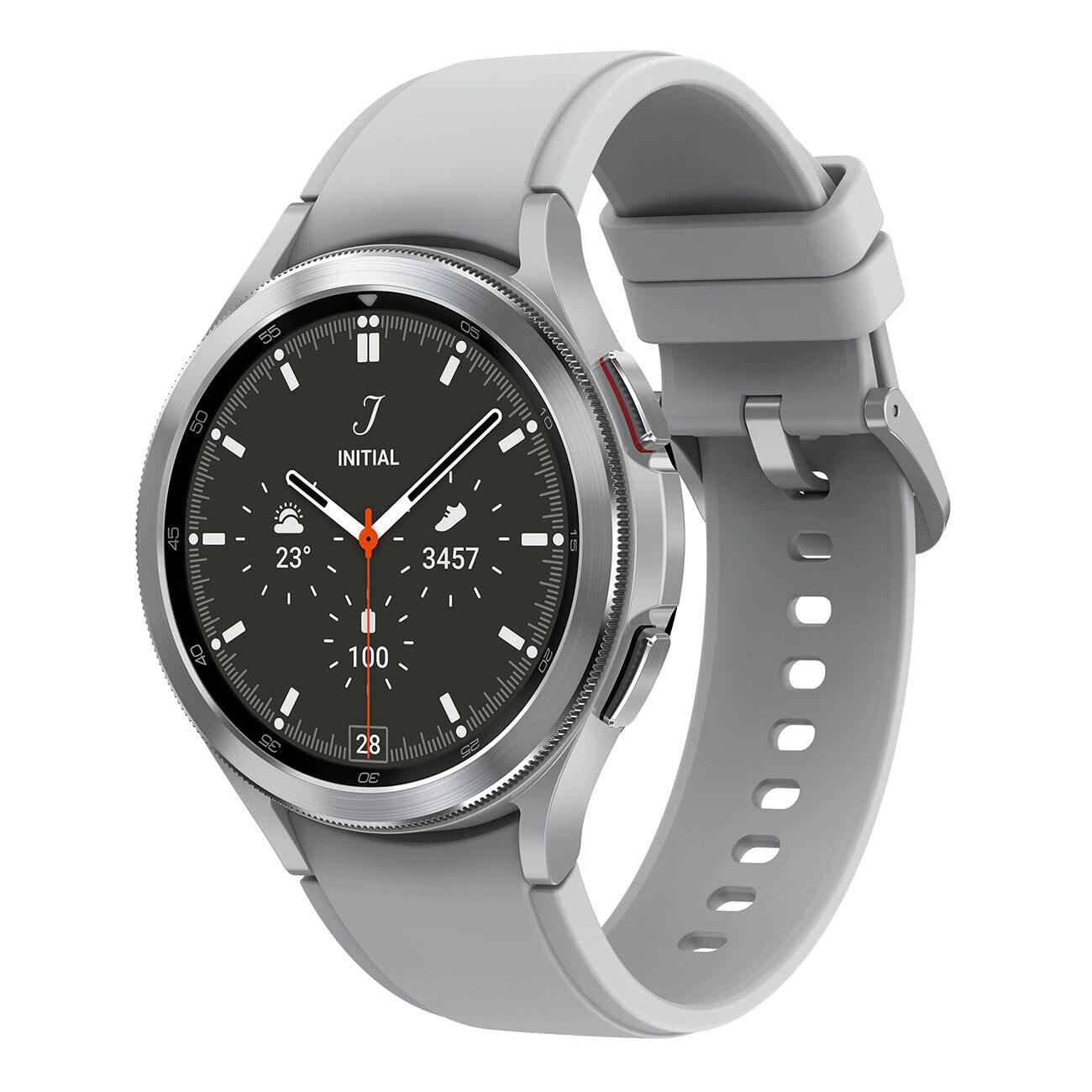 Montre connectée Samsung Galaxy Watch4 Classic in acciaio inossidabile Argent 2/7