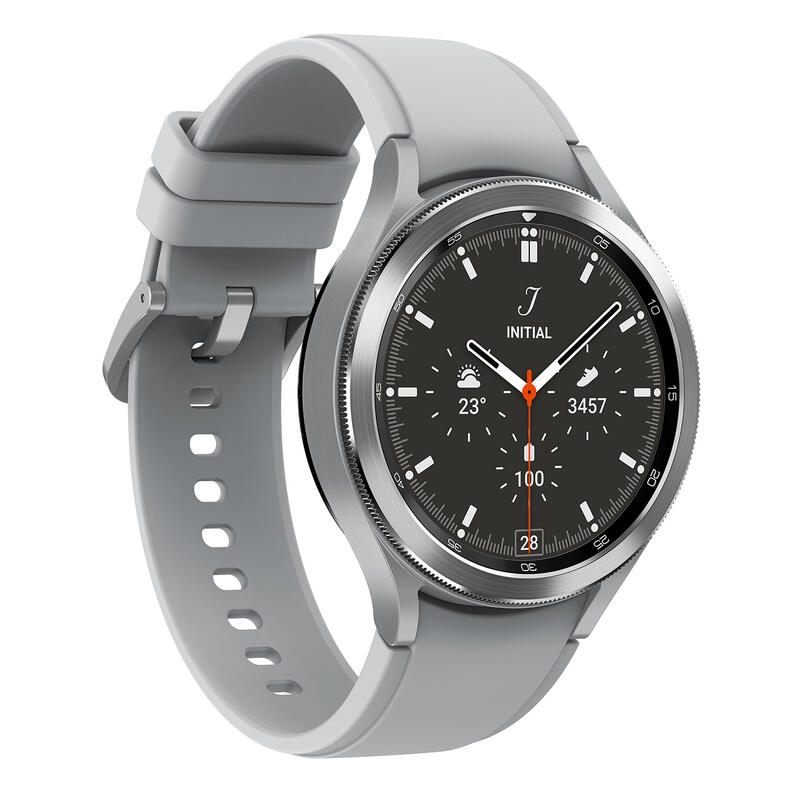 Samsung R890 Galaxy Watch 4 Classic-silber 46mm Smartwatch