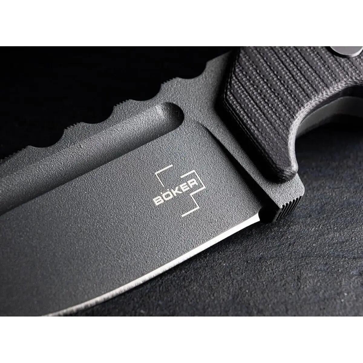 Couteau à lame fixe Little Dvalin Black Boker Plus 3/5