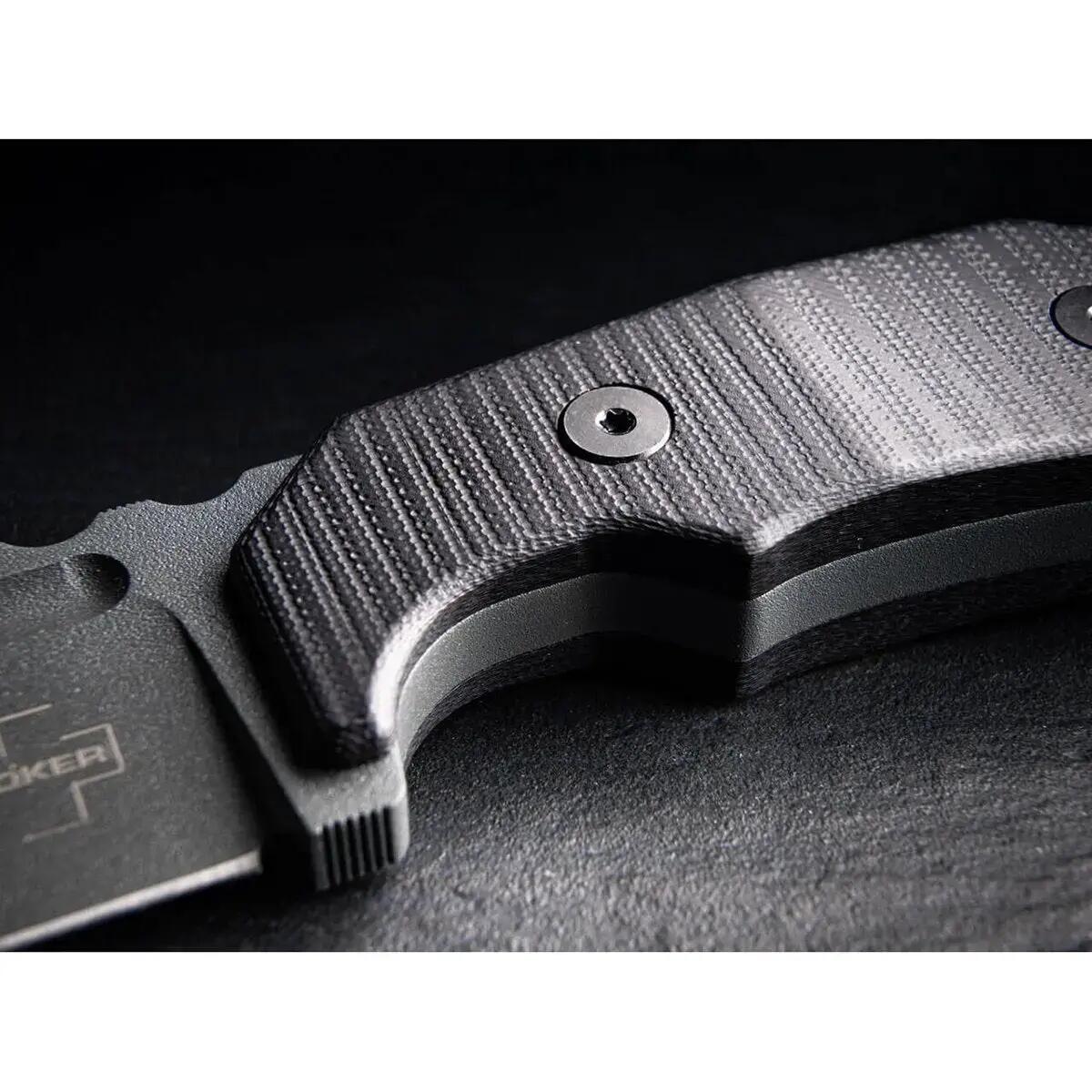 Couteau à lame fixe Little Dvalin Black Boker Plus 5/5