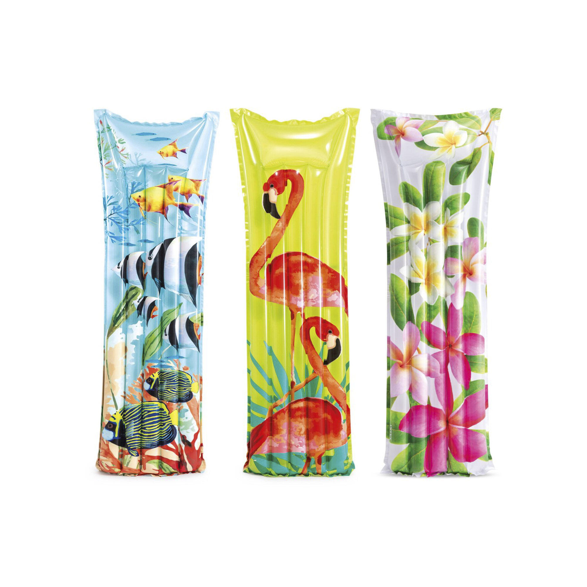 INTEX Intex 72" Wet Set Inflatable Fashion Mat (Fish, Flamingo or Flowers)