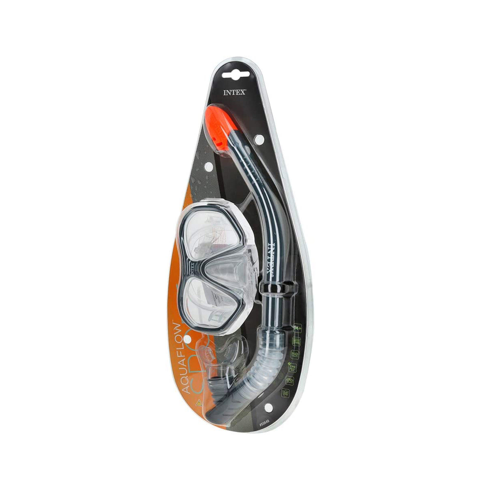 Intex 55648 - Set Maschera e Boccaglio Reef Rider 5/7