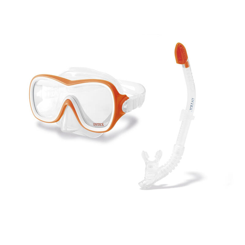 Kit de snorkeling plongée - Wave Rider blanc adulte