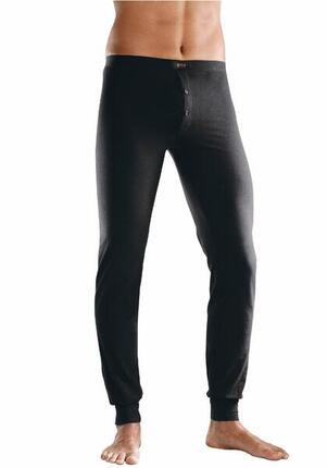 Herren H.I.S Lange Unterhosen (2 Stück) mit Bündchen am Bein