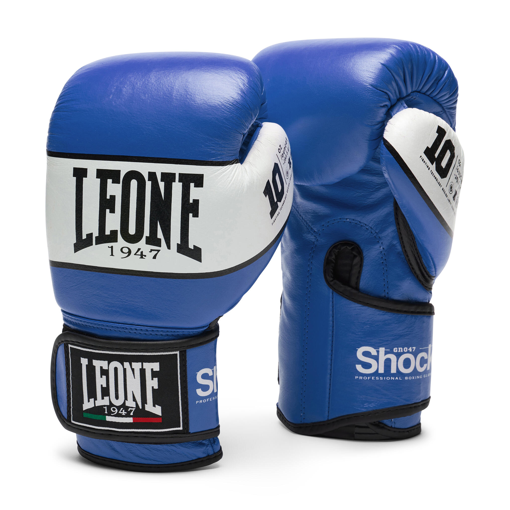 LEONE 1947 Guantes de Boxeo Leone1947,  SHOCK azul/12OZ