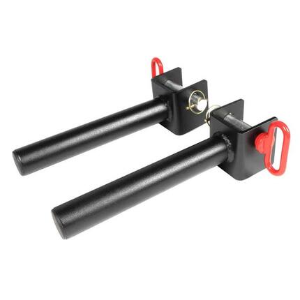Support disques acier 33cm Ø50–51mm pour rack 75x75mm (lot de 2)