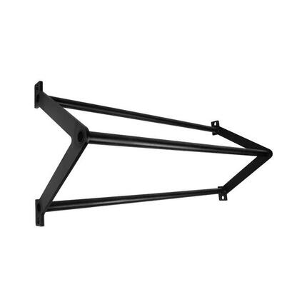 Klimmzugstange 180 cm Stahl schwarz - Dreifach, Durchmesser 35 mm