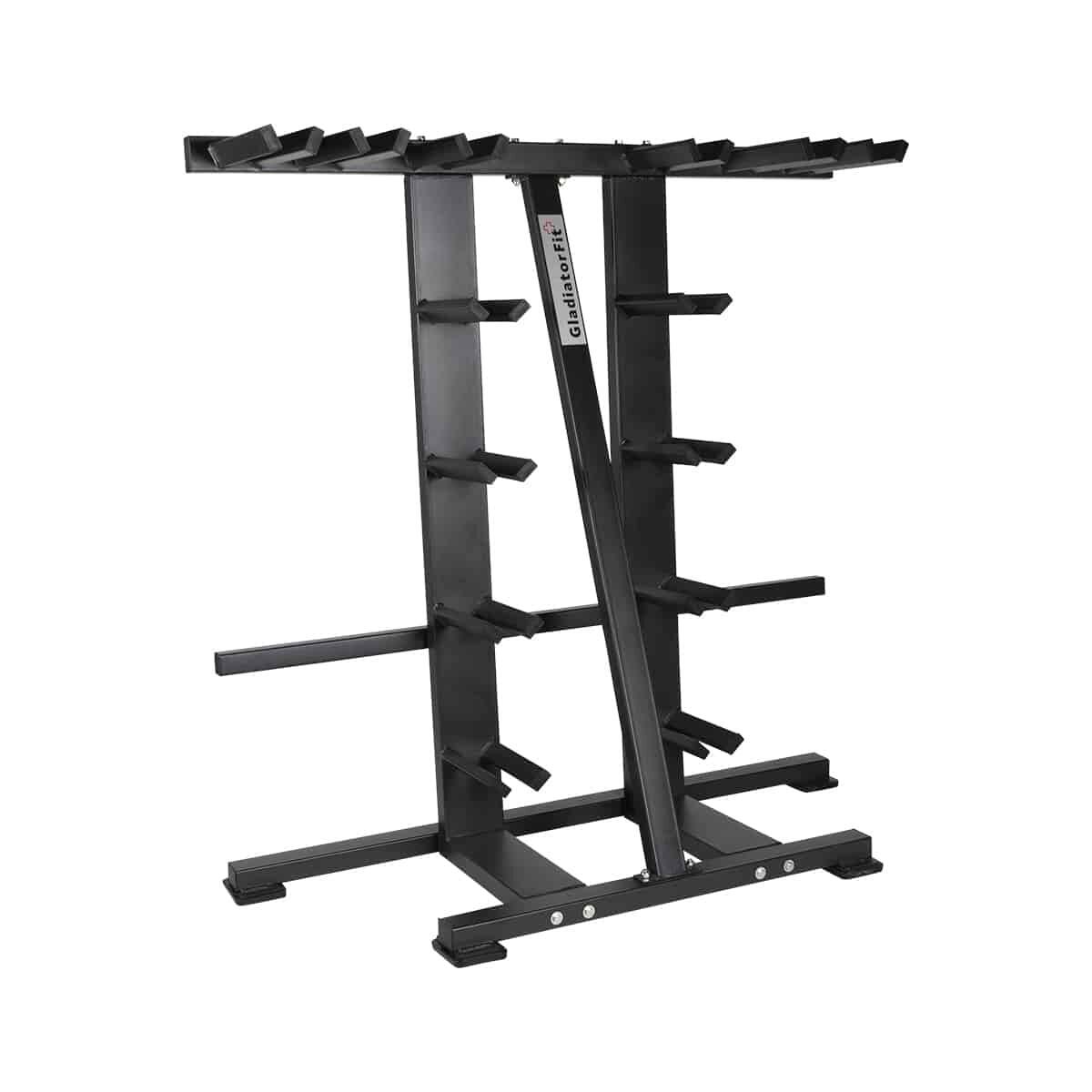 GLADIATORFIT GladiatorFit: magazzino per dischi completi e barre a sgancio rapido